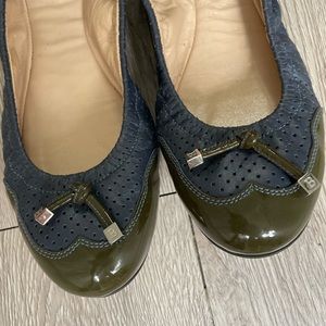 Bally leather ballet flats 39.5